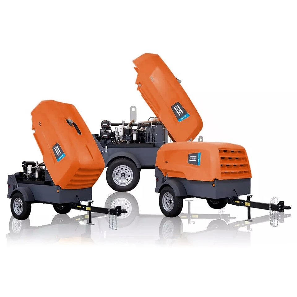 Atlas Copco mobil kis vontatható kompresszorok légkompresszor eladó
