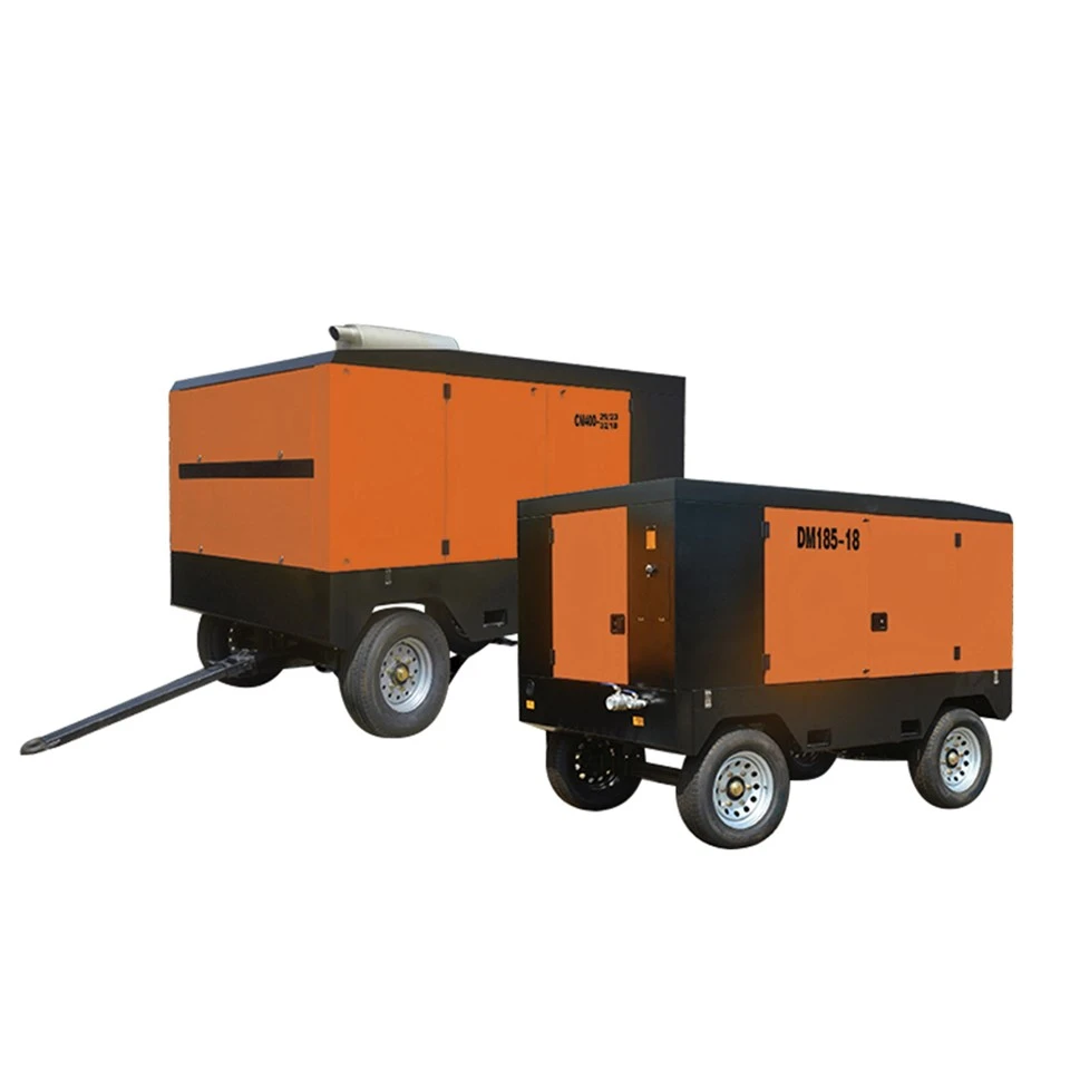 Elektromos egyfázisú mobil csavaros légkompresszor 8-17 sáv